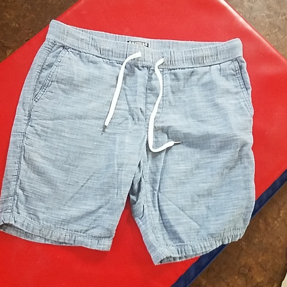 mens lightweight denim shorts